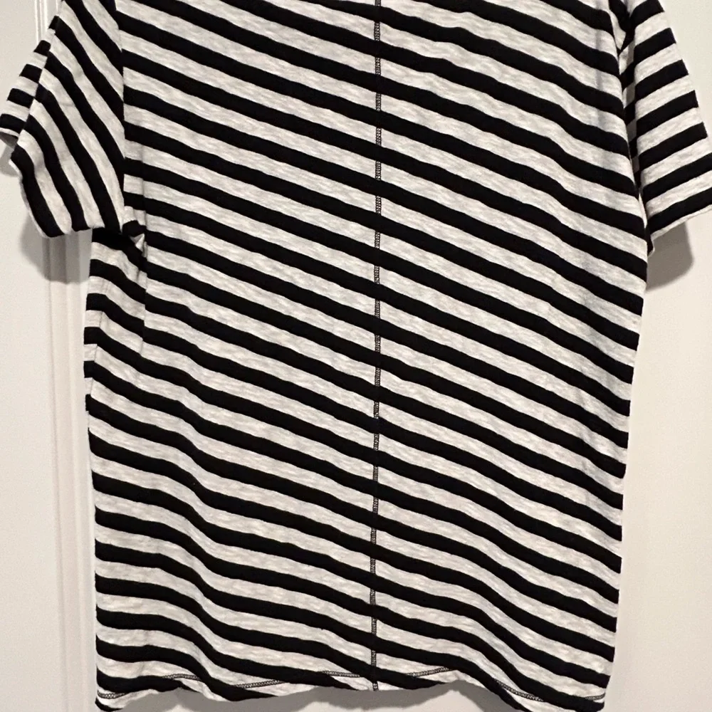 Rag & Bone - Black and White Striped T-Shirt - Size S - Picture 2 of 3